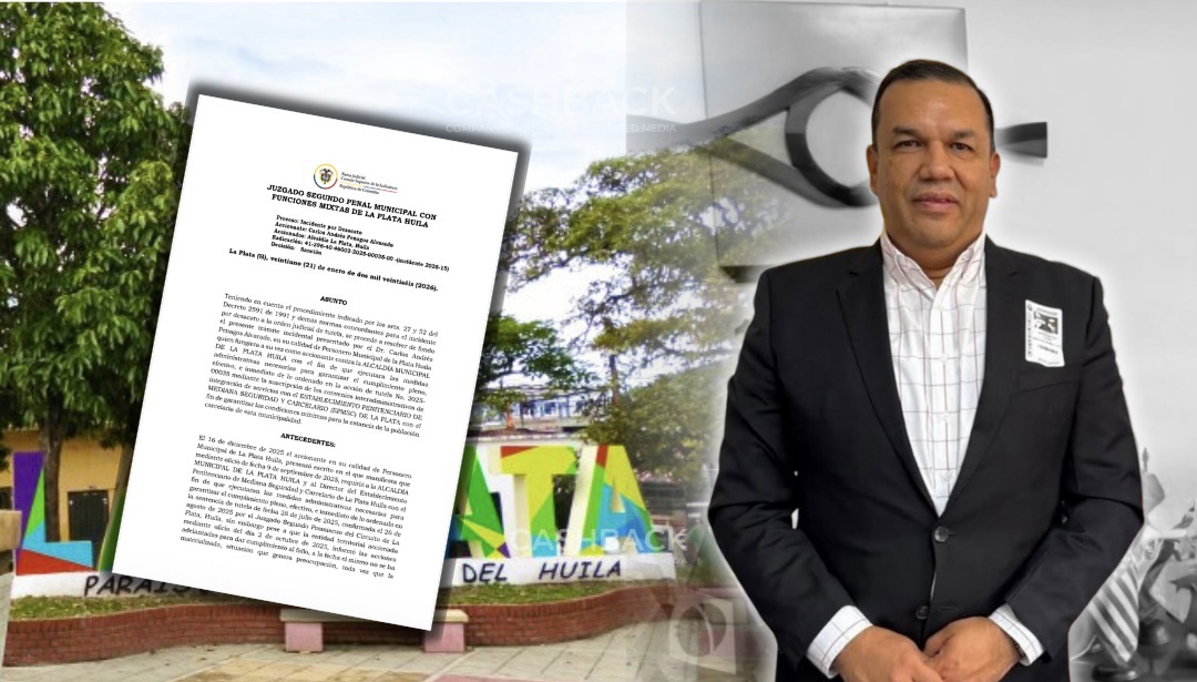Juez ordena arresto del alcalde de La Plata, Camilo Ospina